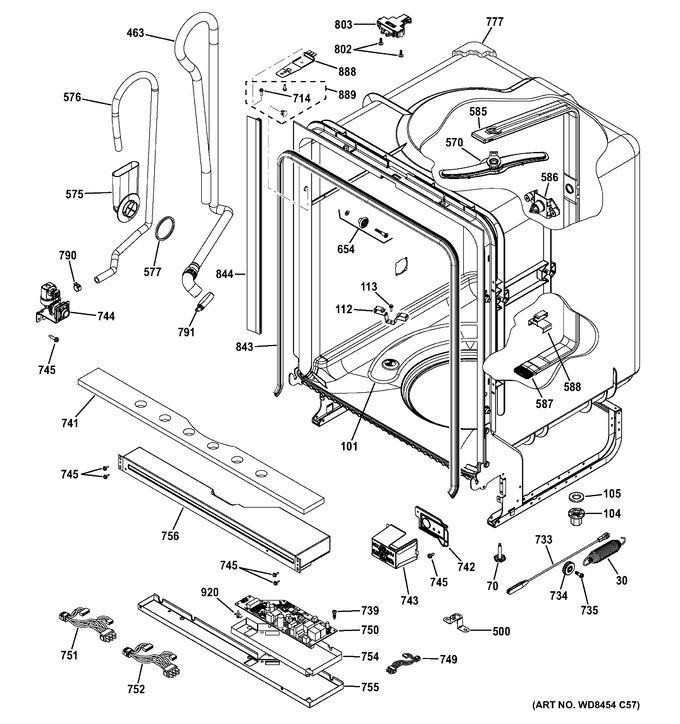 Diagram for GDT530PGD0BB