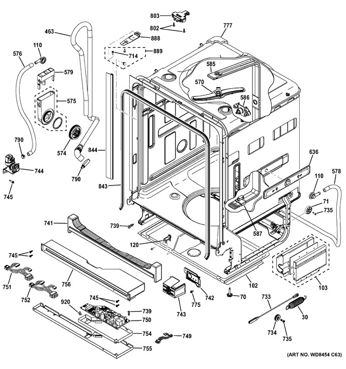 Diagram for GDT740SIF2II