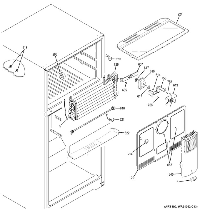 Diagram for GAS18PGJFRWW