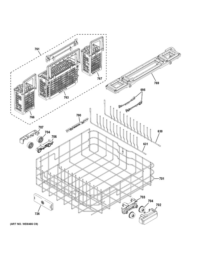 Diagram for CDT865SSJ0SS