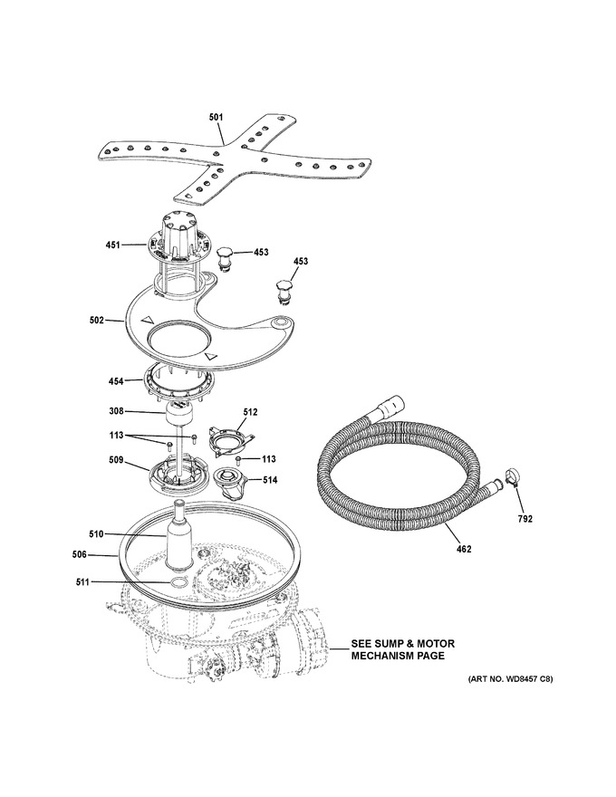 Diagram for CDT865SSJ0SS
