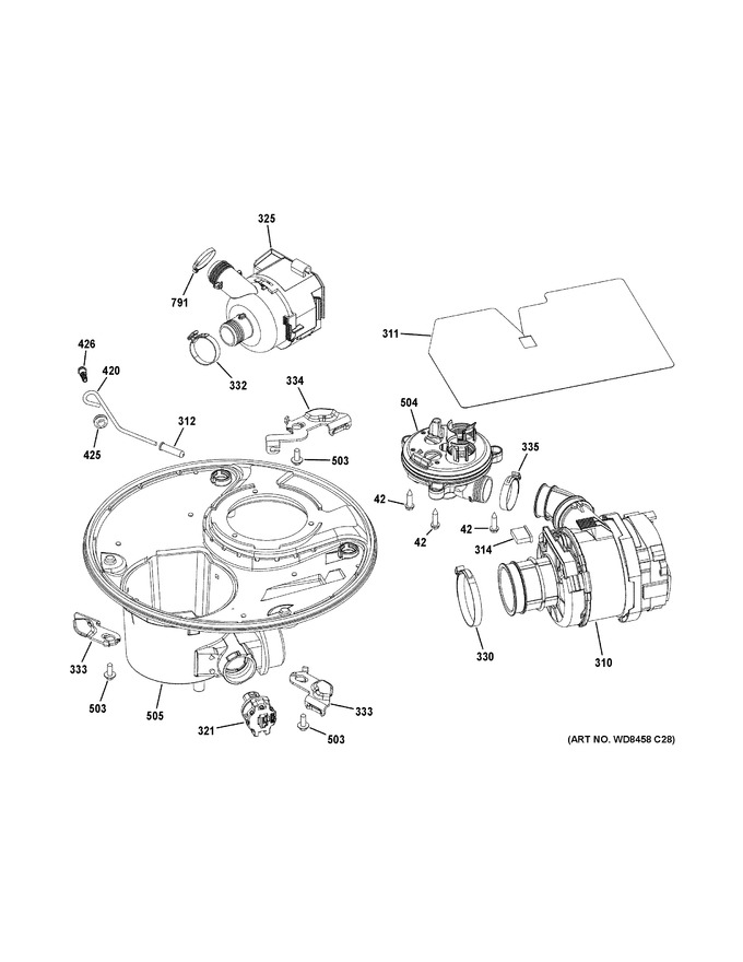 Diagram for CDT865SSJ0SS