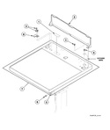 Diagram for Cabinet Top And Control Hood Rear Panel