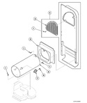 Diagram for Heater Duct Assembly (gas Model Dryers)