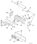 Diagram for Graphic Panel, Control Support Panel And Controls
